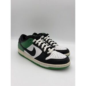 Nike SB Dunk Low Pro Classic Green Black White BQ6817-302 Mens Size 11